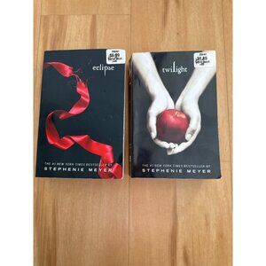 The Twilight Saga Series Books Twilight and Eclipse Stephenie Meyer Paperback